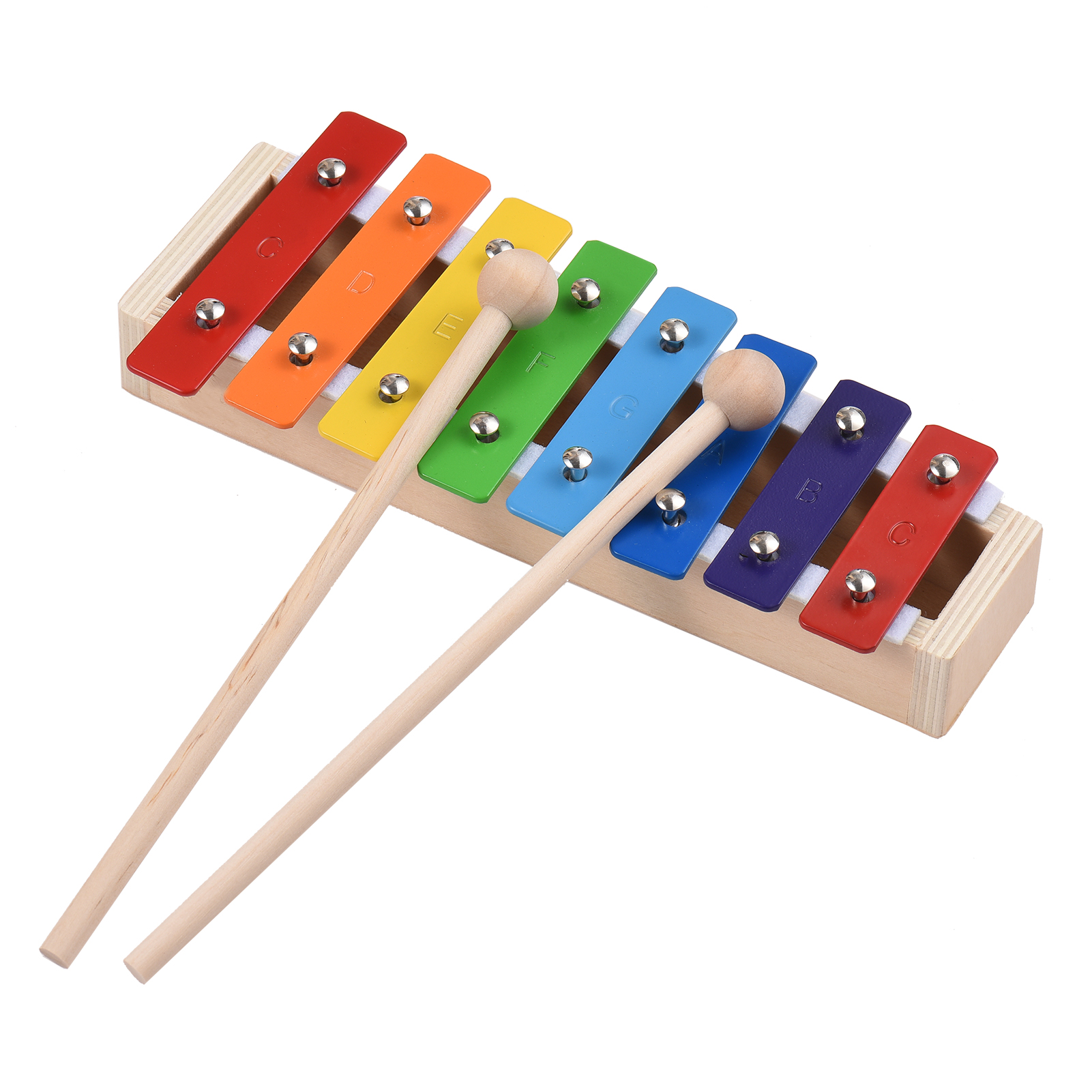 Kids Toys Xylophone - 8 Keys Compact Size Xylophone Glockenspiel