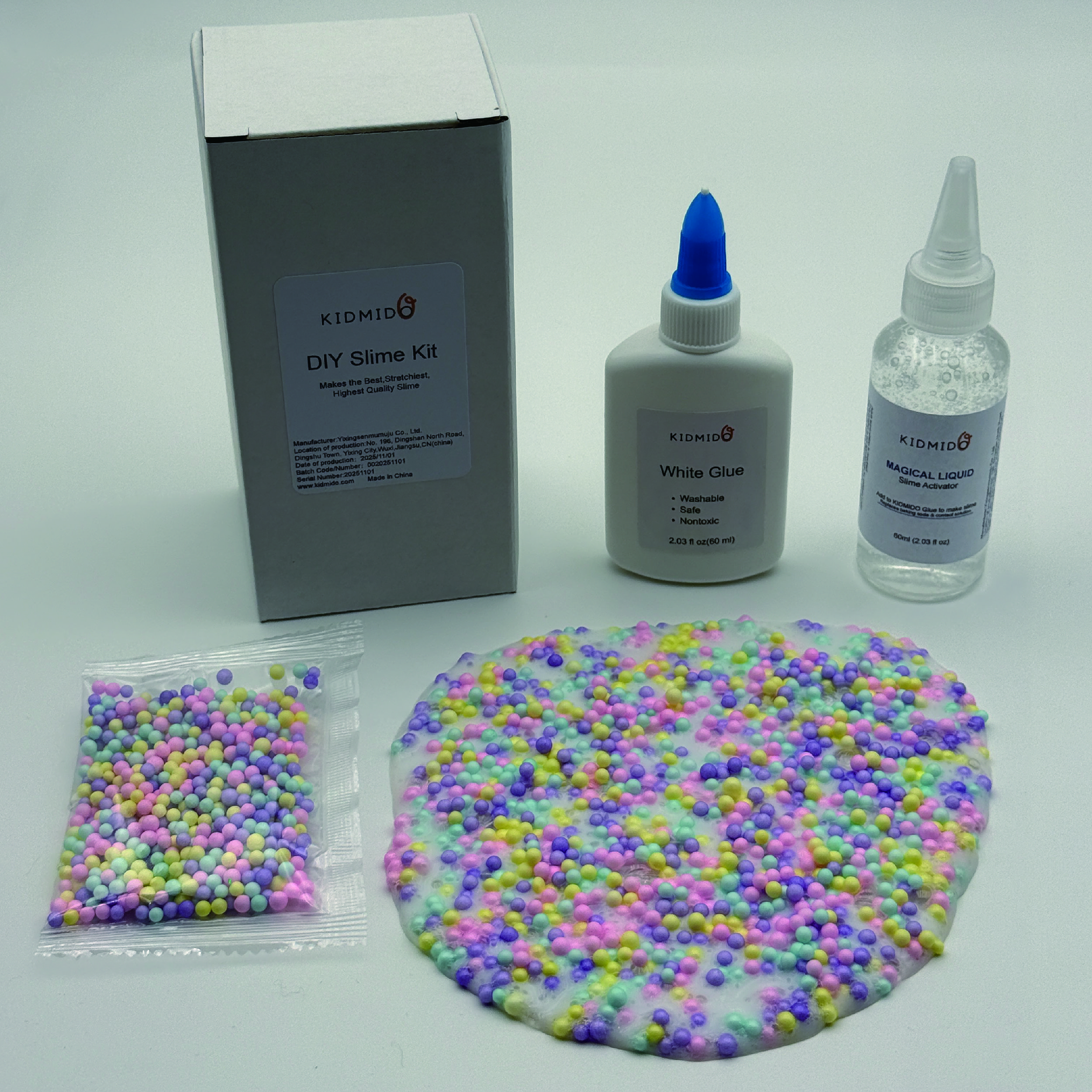 Slime Making Kit - KIDMIDO - DIY Slime Kit Includes