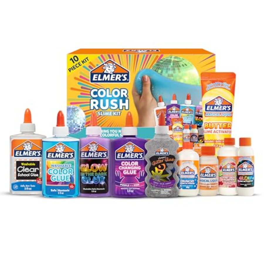 Slime Making Kit - Includes Liquid Glue, Activator, Makes Color