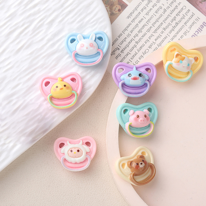 Kids Toys House - 10Pcs Lovely Mini Doll Pacifier Play