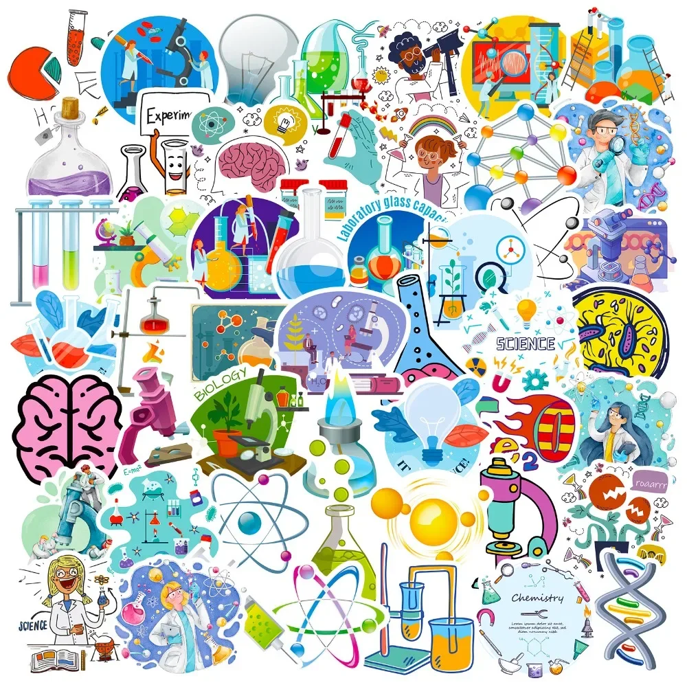 50PCS Cartoon Science Lab Stic - đánh giá và giá Kids Toys Vintage