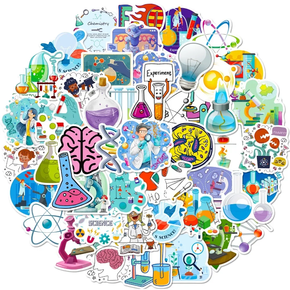 50PCS Cartoon Science Lab Stic - đánh giá và giá Kids Toys Vintage