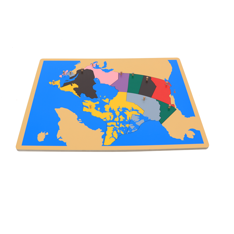 Wood  Map Puzzle of Canada Mon - đánh giá và giá Kids Toys Canada
