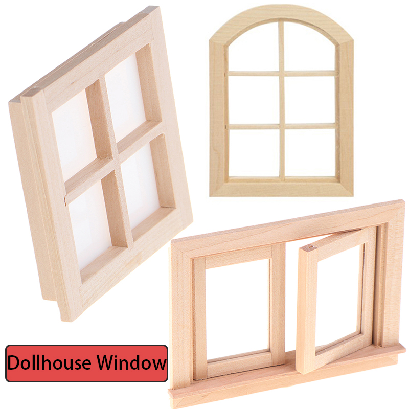 1pcs  DIY Double Window 1/12 D - đánh giá và giá Kids Toys House