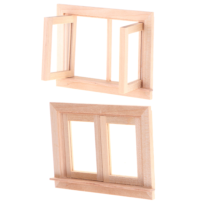 1pcs  DIY Double Window 1/12 D - đánh giá và giá Kids Toys House