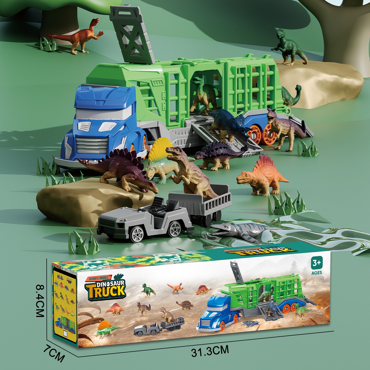 Dinosaur Animal Transport Vehi - đánh giá và giá Kids Toys Under 1 Year