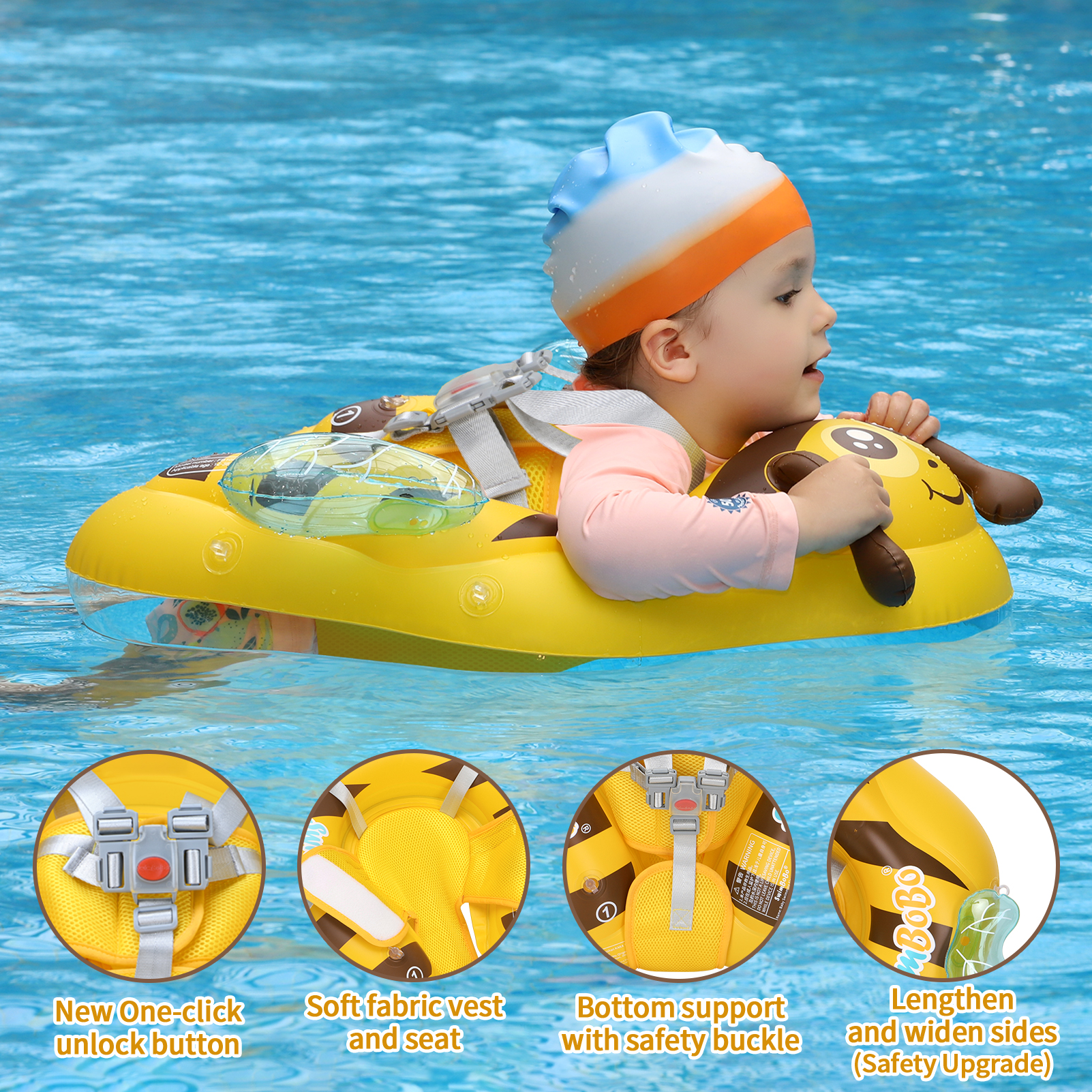 Swimbobo Yellow Kids Inflatabl - đánh giá và giá Kids Toys Yellow