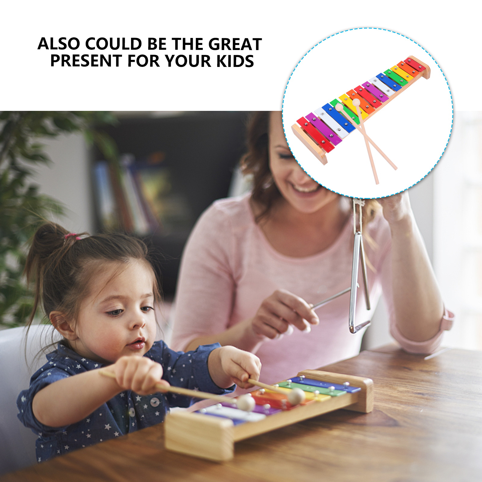 15 Keys Xylophone Aluminum Pla - đánh giá và giá Kids Toys Xylophone