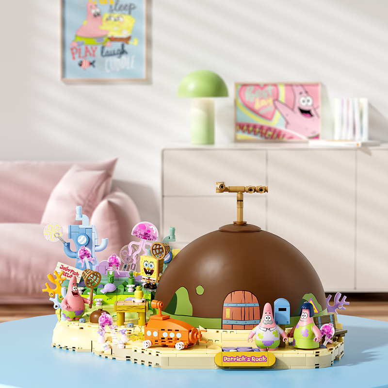 Spongebob Patrick Star Rock Ho - đánh giá và giá Kids Toys House