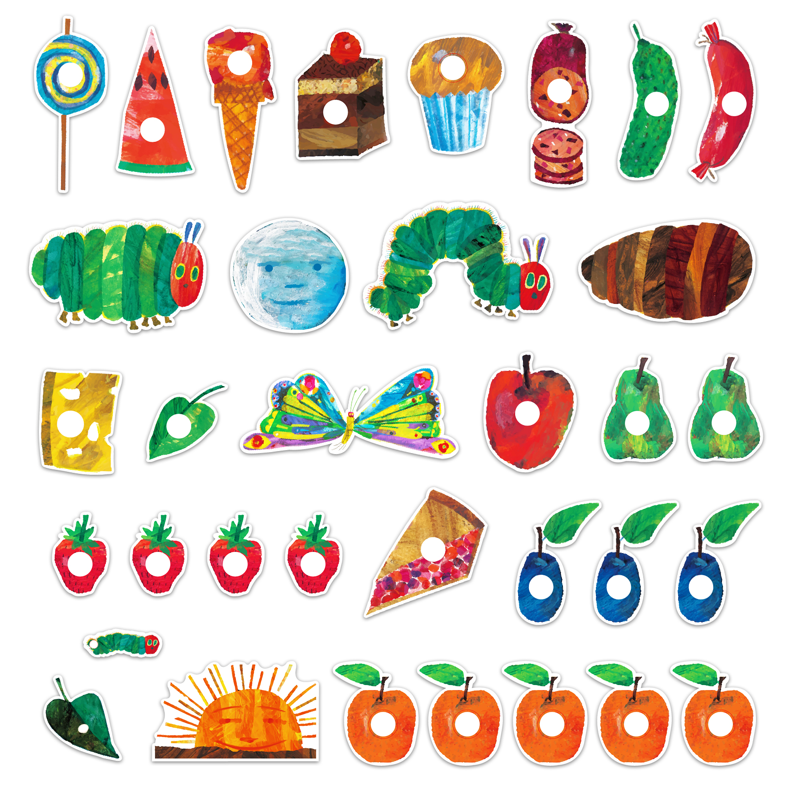 34Pcs The Very Hungry Caterpil - đánh giá và giá Kids Toys Very