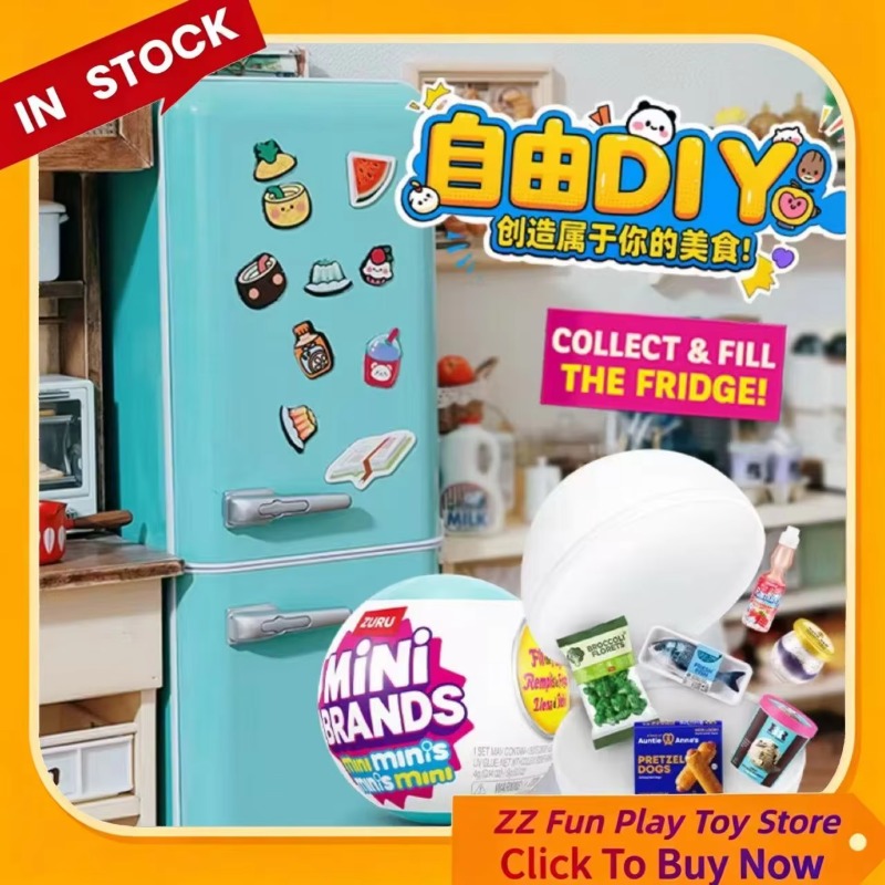 Genuine ZURU Mini Fridge Set P - đánh giá và giá Kids Toys House