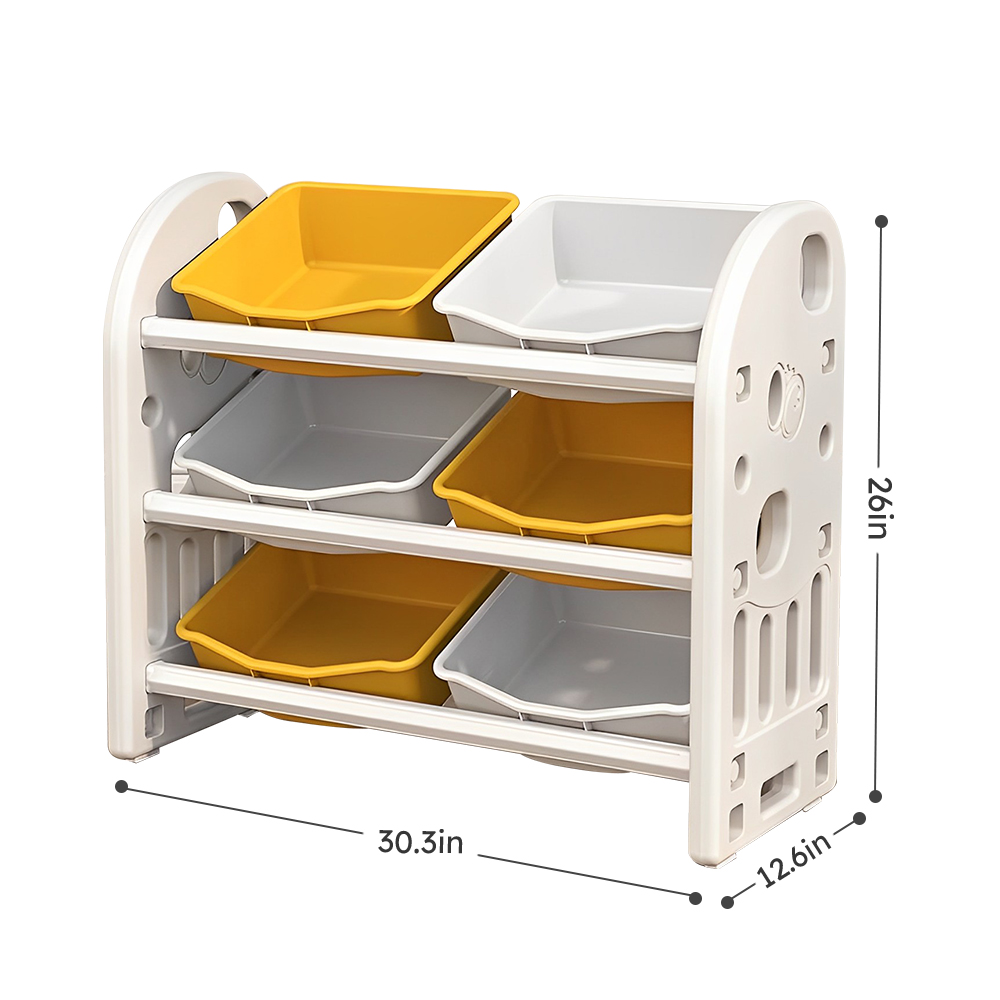 Kids Toy Storage Organizer wit - đánh giá và giá Kids Toys Yellow