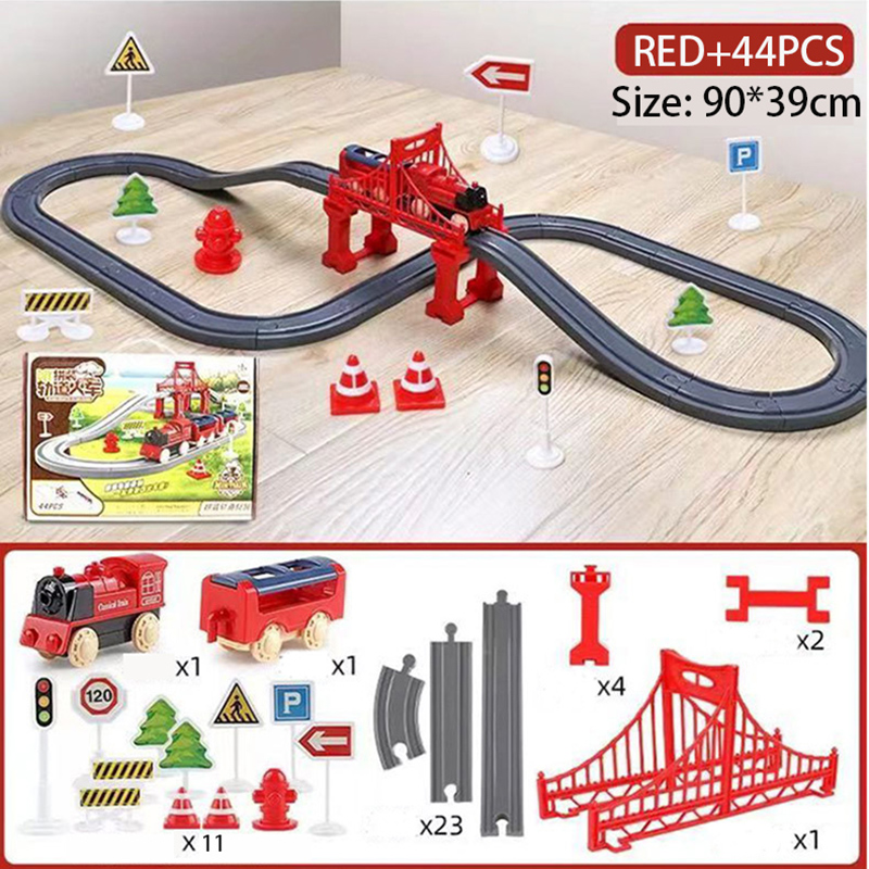 44Pcs/set Electric Train Track - đánh giá và giá Kids Toys Under 1 Year