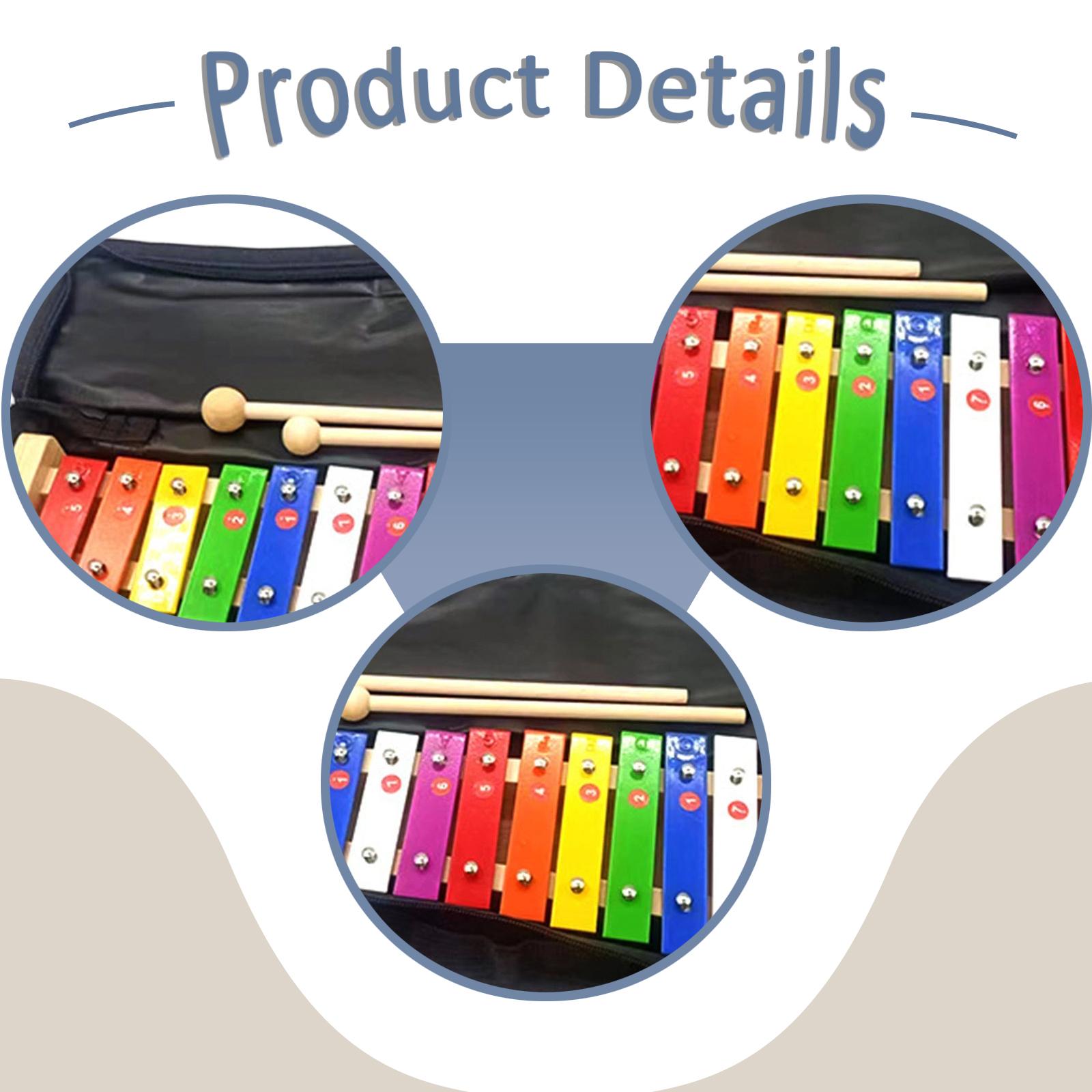 Multi Colored Rainbow Xylophon - đánh giá và giá Kids Toys Xylophone