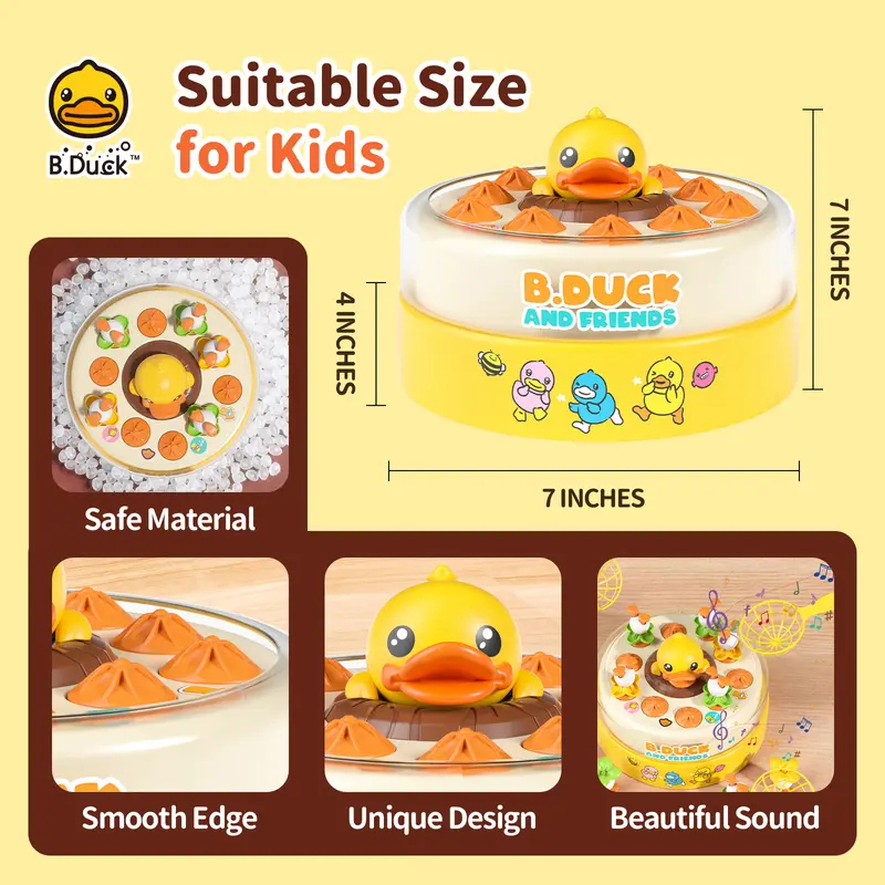 Bouncing Yellow Duck Turntable - đánh giá và giá Kids Toys Yellow