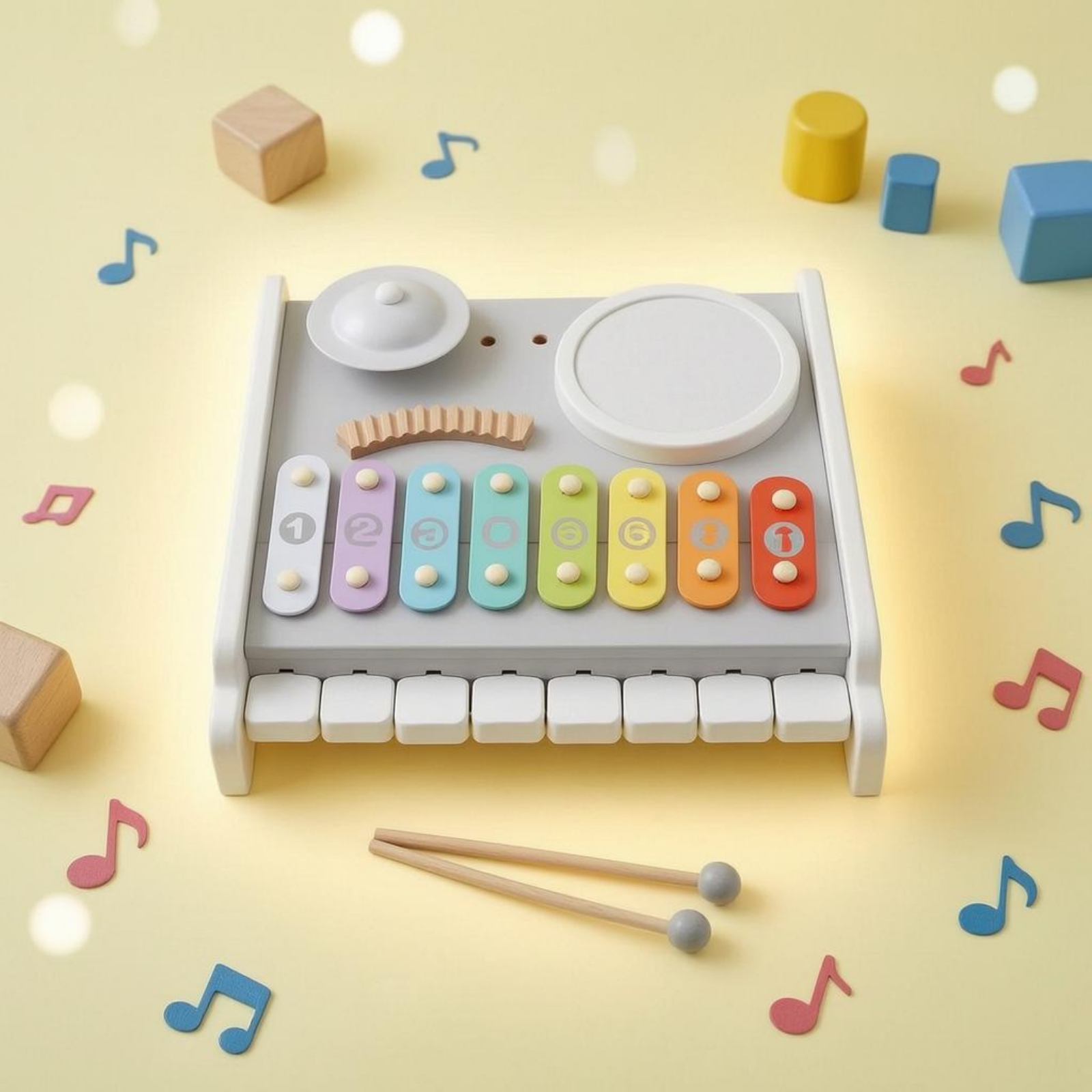 Piano Xylophone Drum Toy Inclu - đánh giá và giá Kids Toys Xylophone