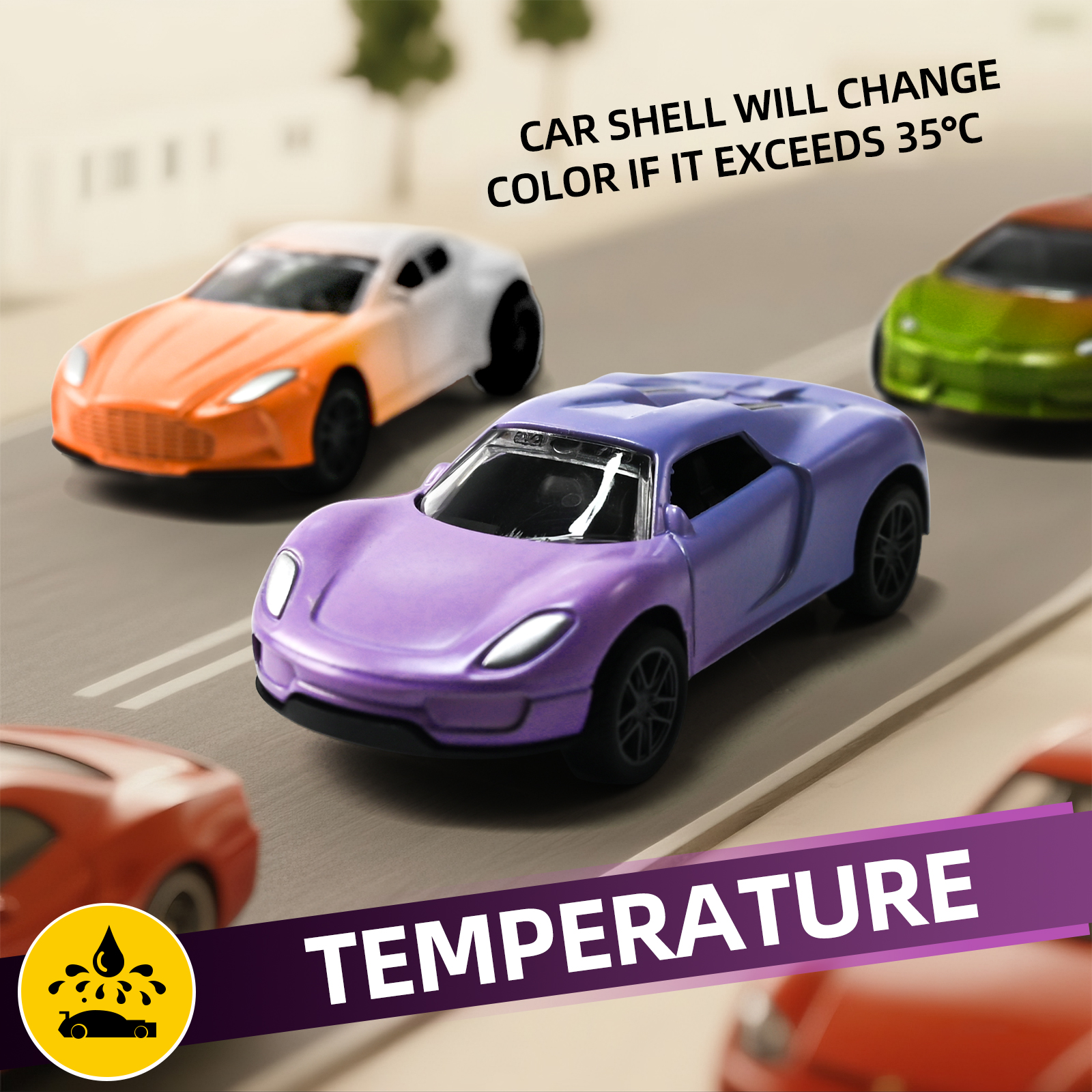 1:64 Temperature Sensitive Col - đánh giá và giá Kids Toys Under 1 Year