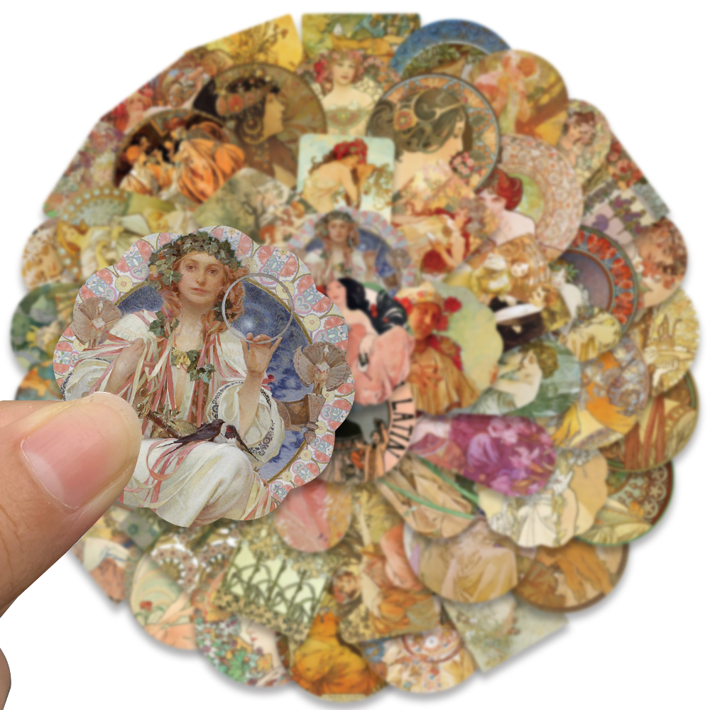 54PCS Vintage Stickers Retro V - đánh giá và giá Kids Toys Vintage