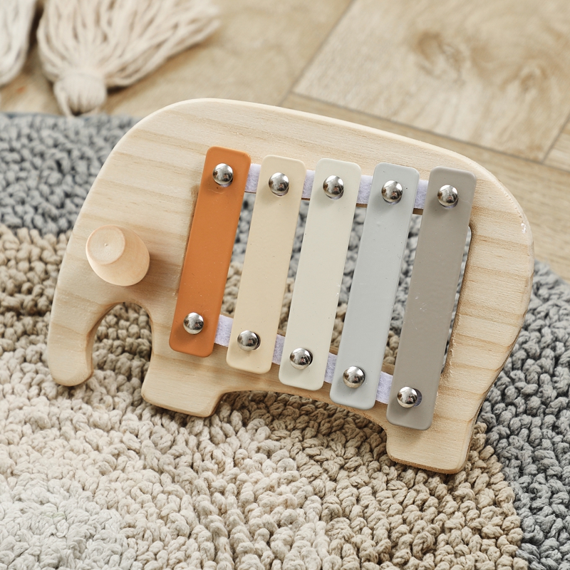Montessori Wooden 5 Tones Mult - đánh giá và giá Kids Toys Xylophone