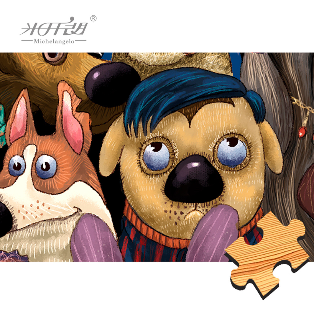 Michelangelo Wooden Jigsaw Puz - đánh giá và giá Kids Toys Under 500