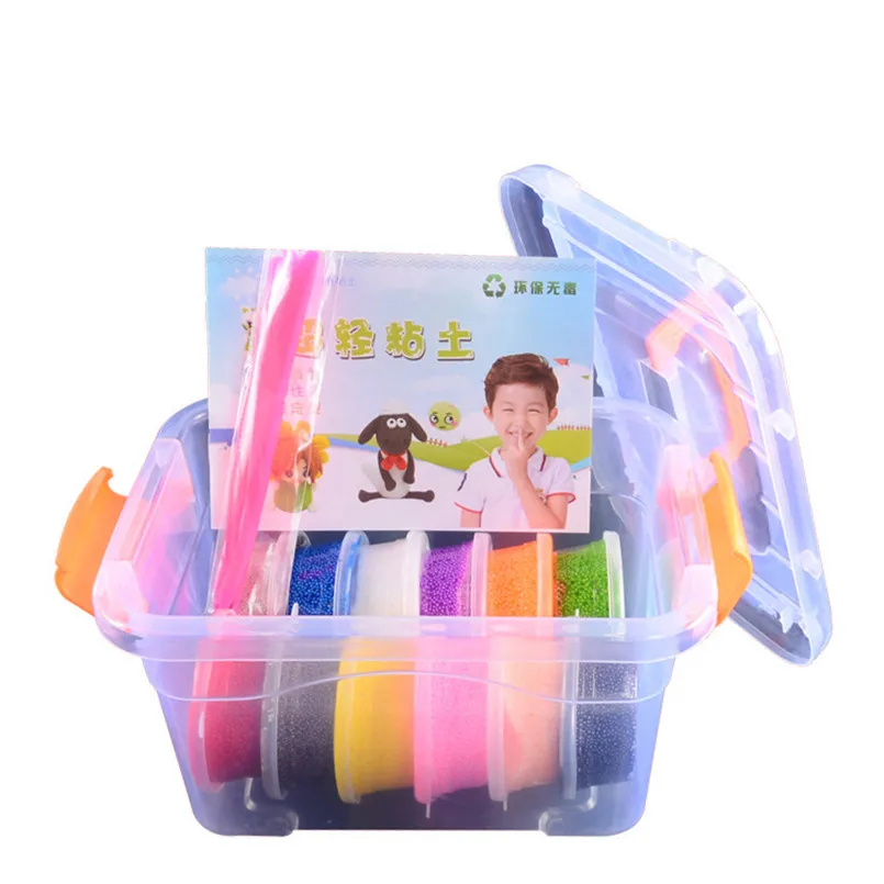 12/24/36 Colors Air Dry Plasti - đánh giá và giá Slime Making Kit