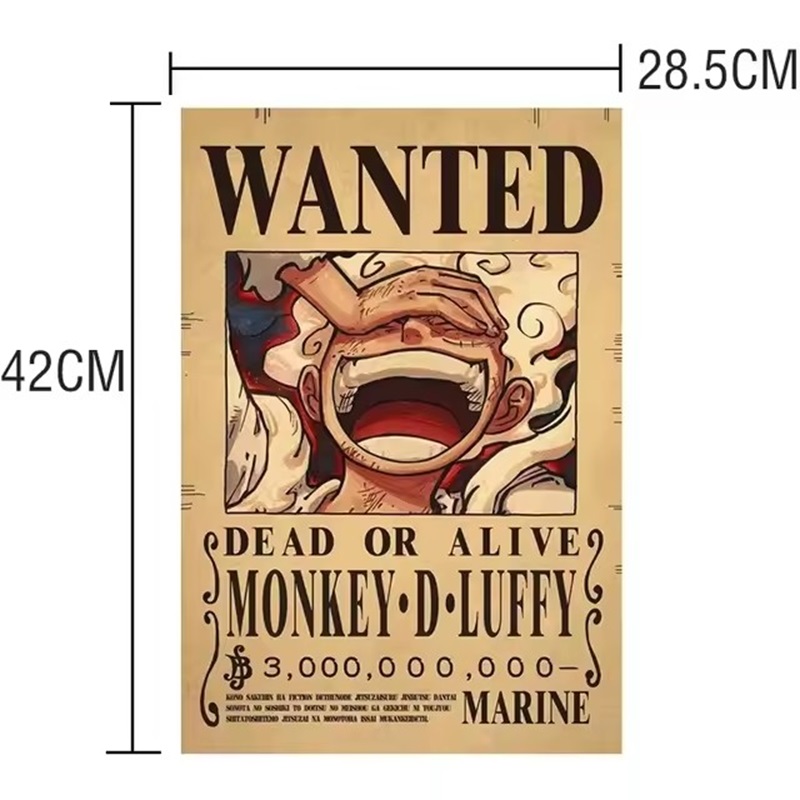 Anime One Piece Bounty Wanted  - đánh giá và giá Kids Toys Vintage
