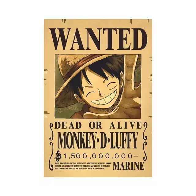 Anime One Piece Bounty Wanted  - đánh giá và giá Kids Toys Vintage