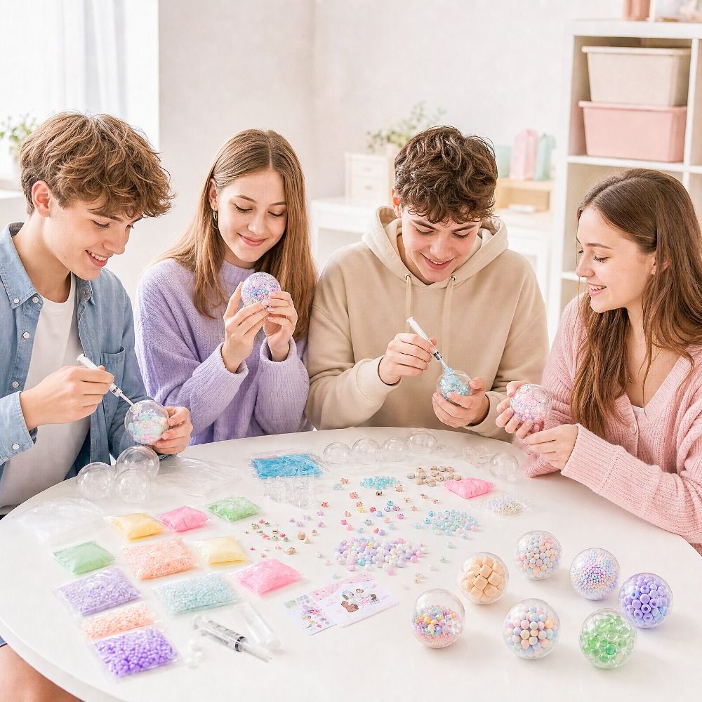 6cm Ball Skins DIY Stress Ball - đánh giá và giá Slime Making Kit