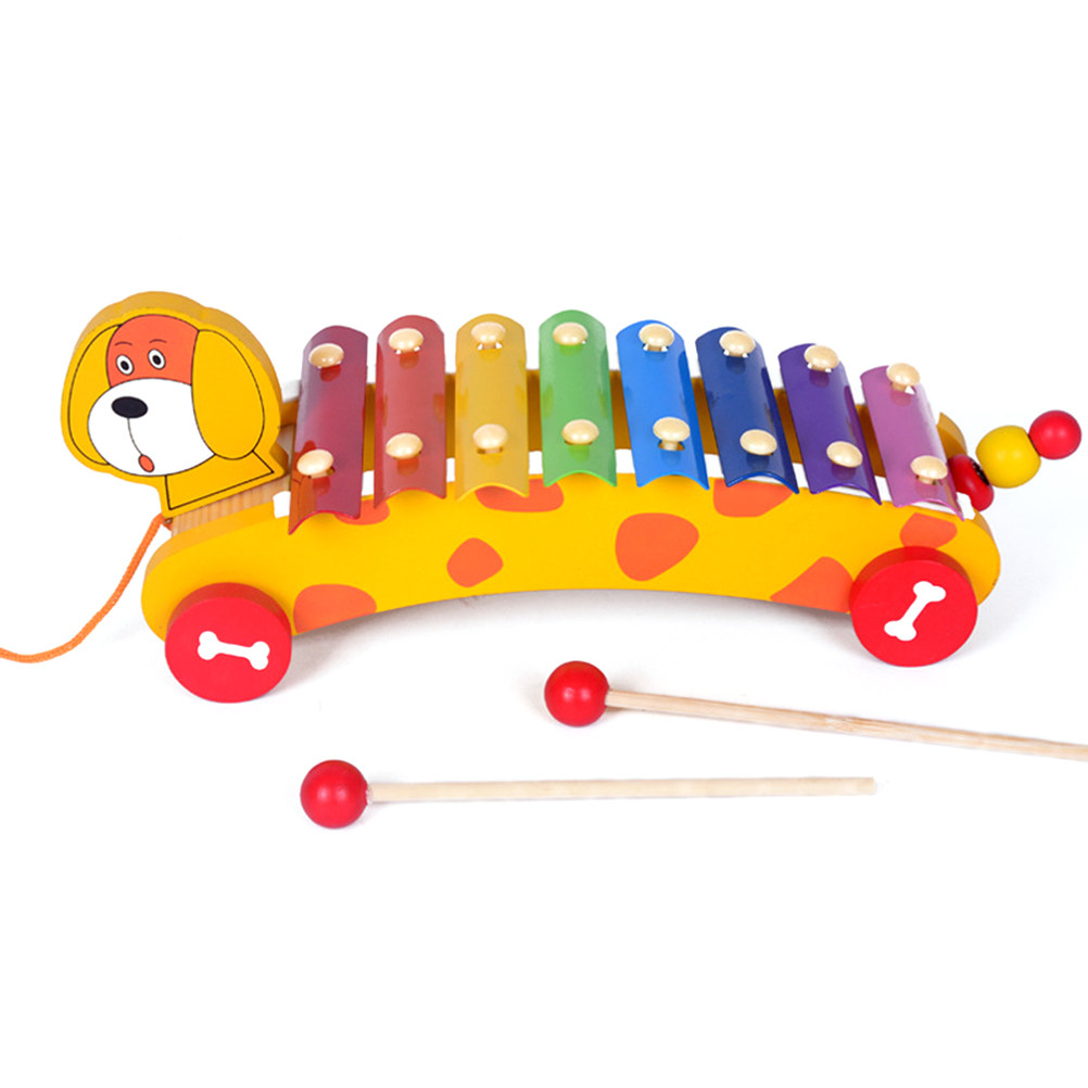 Baby Hand-pull Musical Instrum - đánh giá và giá Kids Toys Xylophone
