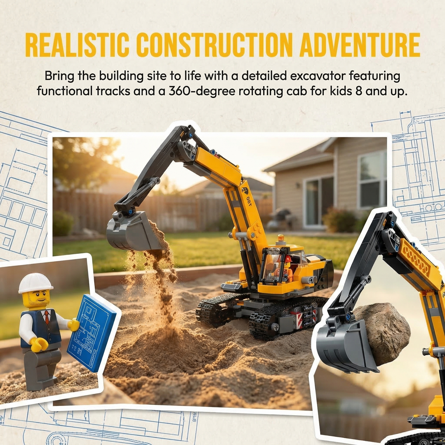 City Yellow Construction Excav - đánh giá và giá Kids Toys Yellow