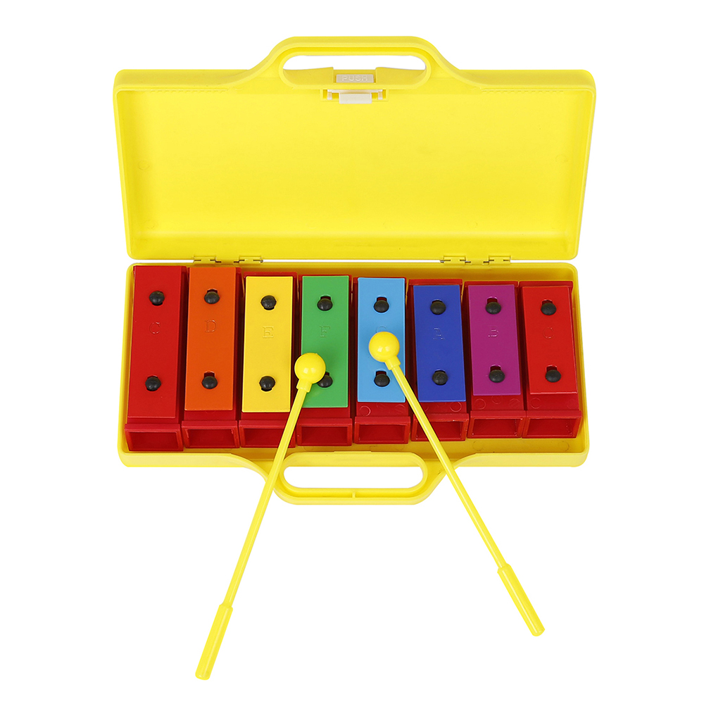 8 Note Xylophone Hand Bell Col - đánh giá và giá Kids Toys Xylophone