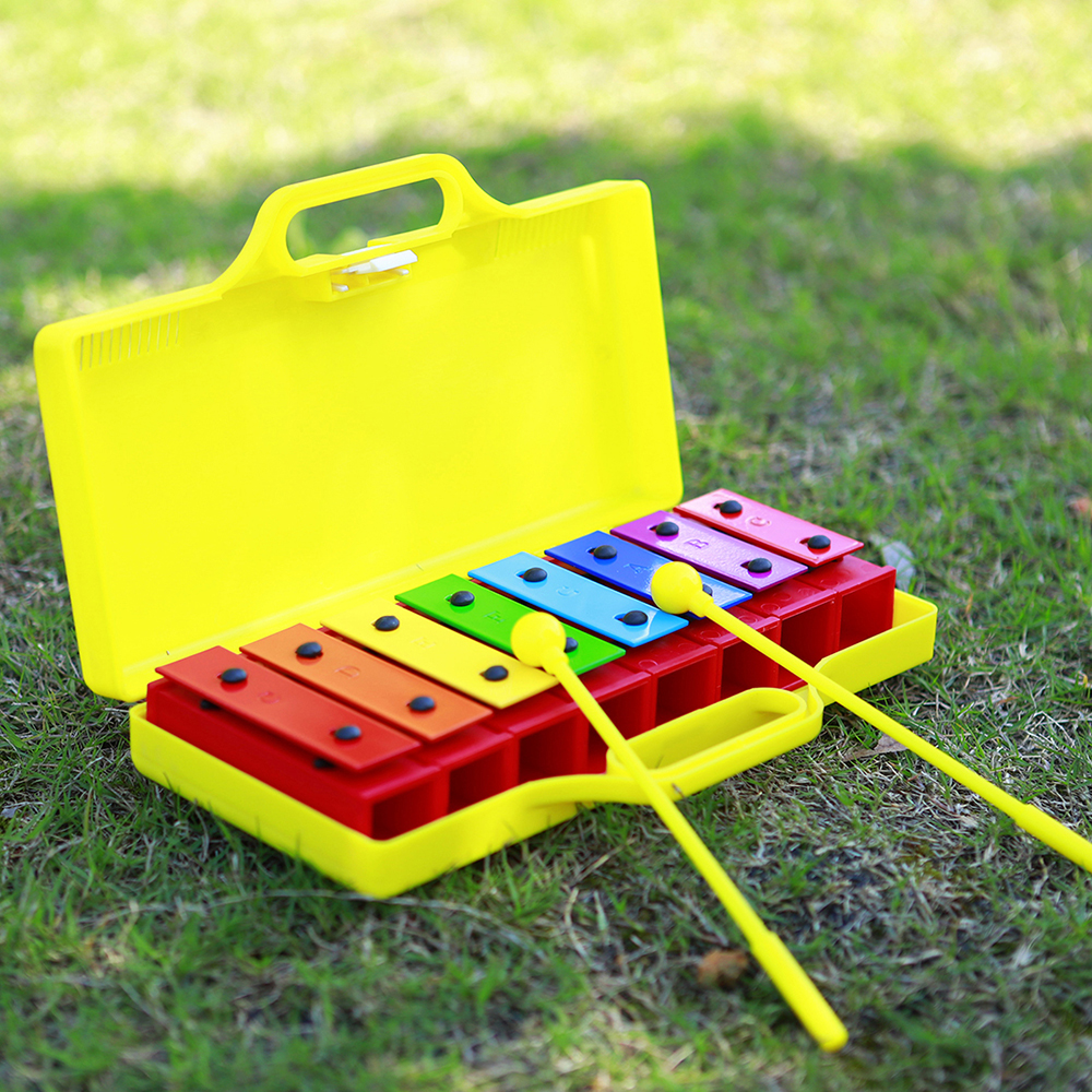8 Note Xylophone Hand Bell Col - đánh giá và giá Kids Toys Xylophone