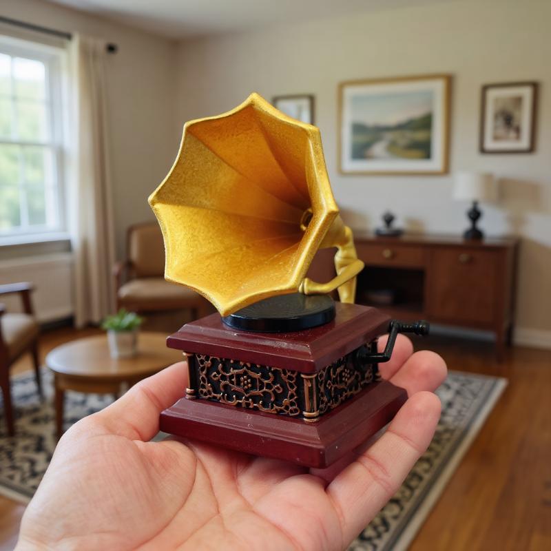 Dollhouse Vintage Phonograph M - đánh giá và giá Kids Toys Vintage
